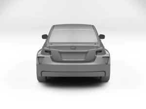 Subaru WRX STI TCR 3D Print Model