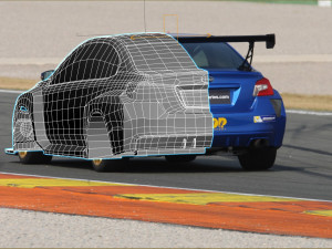 Subaru WRX STI TCR 3Dプリントモデル