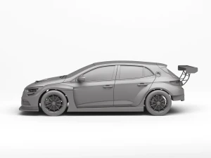 RENAULT MEGANE TCR 3D Print Model