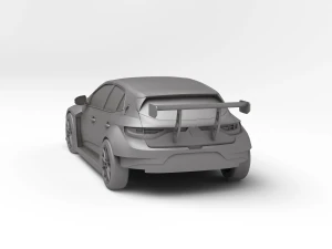 RENAULT MEGANE TCR 3D Print Model