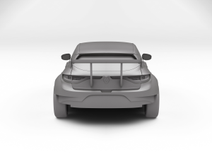 RENAULT MEGANE TCR Model Cetak 3D