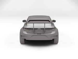 RENAULT MEGANE TCR 3D Print Model