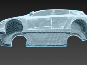 RENAULT MEGANE TCR Model Cetak 3D