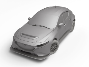 MAZDA 3 TCR 3D 프린트 모델
