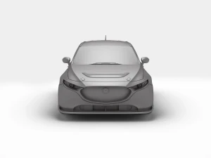 MAZDA 3 TCR 3D Print Model