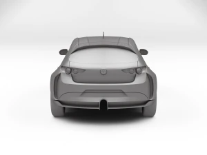 MAZDA 3 TCR 3D Print Model