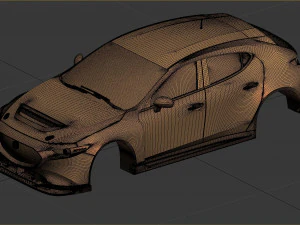 MAZDA 3 TCR 3D Print Model