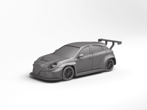Alfa Romeo Giulietta RF TCR Modelo de Impressão 3D
