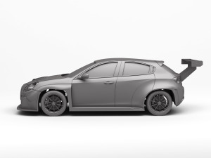 Alfa Romeo Giulietta RF TCR Modelo de Impressão 3D