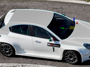 Alfa Romeo Giulietta RF TCR Modelo de Impressão 3D