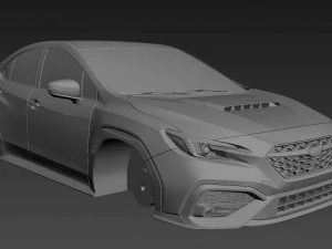 SUBARU WRX PRINTABLE 3D Print Model