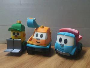 LEO THE TRUCK PRINTABLE LYOVA 3D Print Model