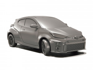 TOYOTA YARIS RS PRINTABLE CAR 3D Print Model