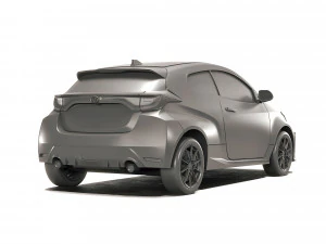 TOYOTA YARIS RS PRINTABLE CAR 3D Print Model