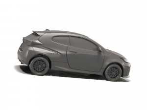 TOYOTA YARIS RS PRINTABLE CAR 3D 프린트 모델