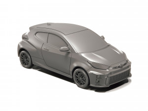 TOYOTA YARIS RS PRINTABLE CAR 3D 프린트 모델
