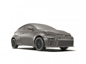 TOYOTA YARIS RS PRINTABLE CAR 3D 프린트 모델