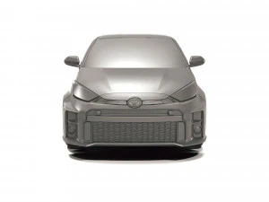 TOYOTA YARIS RS PRINTABLE CAR 3D Print Model