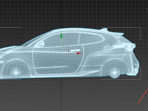 TOYOTA YARIS RS PRINTABLE CAR 3D Print Model