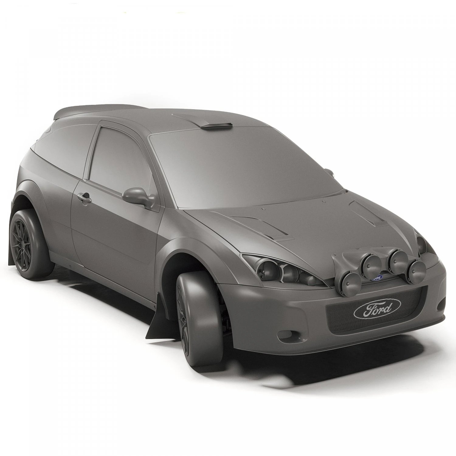 FOCUS WRC 2001 3D Print Model .c4d .max .obj .3ds .fbx .stl .blend 
