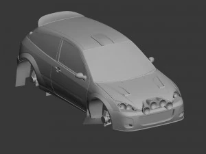 FOCUS WRC 2001 3D Print Model