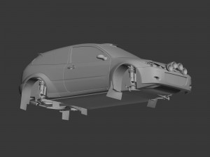 FOCUS WRC 2001 3D 프린트 모델