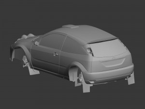 FOCUS WRC 2001 3D 프린트 모델