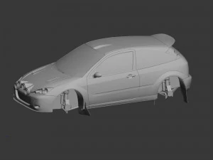 FOCUS WRC 2001 3D Print Model