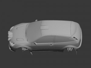 FOCUS WRC 2001 3D 프린트 모델