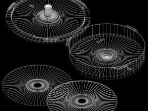 disc spindle tartera Modèle 3D