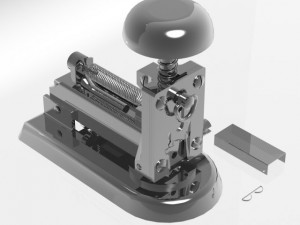 stapler grapadora Model 3D