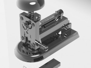 stapler grapadora Modelo 3D
