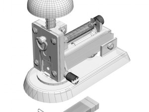 stapler grapadora Modelo 3D