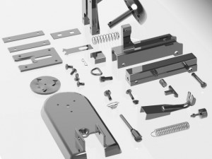 stapler grapadora Modelo 3D