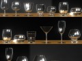 16 glasses party  casual pack 3D Модель