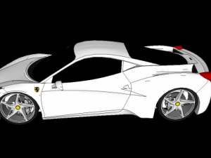 ferrari 458 italia 2010 3D Model