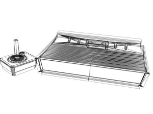 jogo de console Modelo 3D