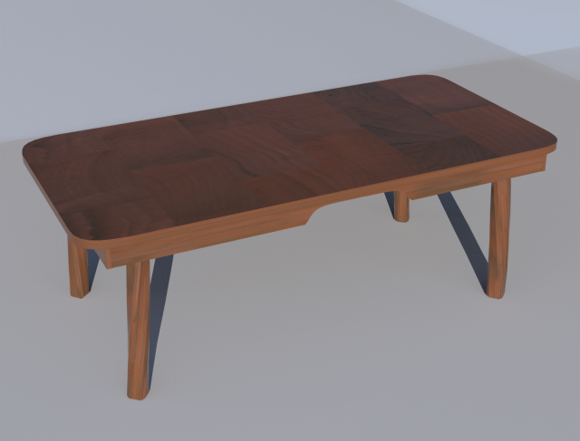 table 3D Model .c4d .max .obj .3ds .fbx .stl .blend 