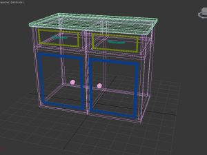 nightstand 3D 모델