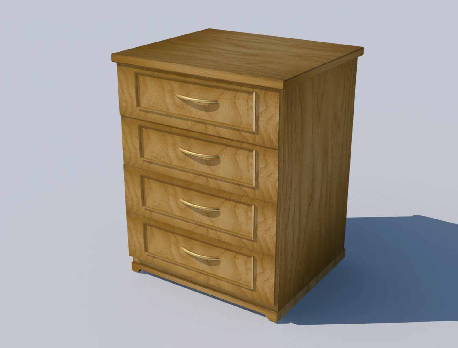 bedside table 3D Model .c4d .max .obj .3ds .fbx .stl .blend 