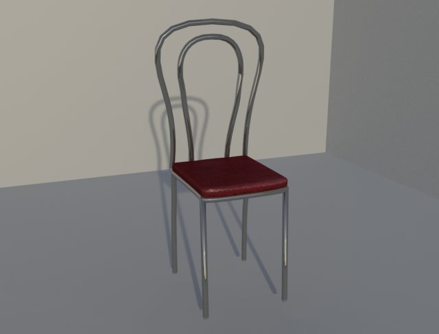 chair 3D Model .c4d .max .obj .3ds .fbx .stl .blend 