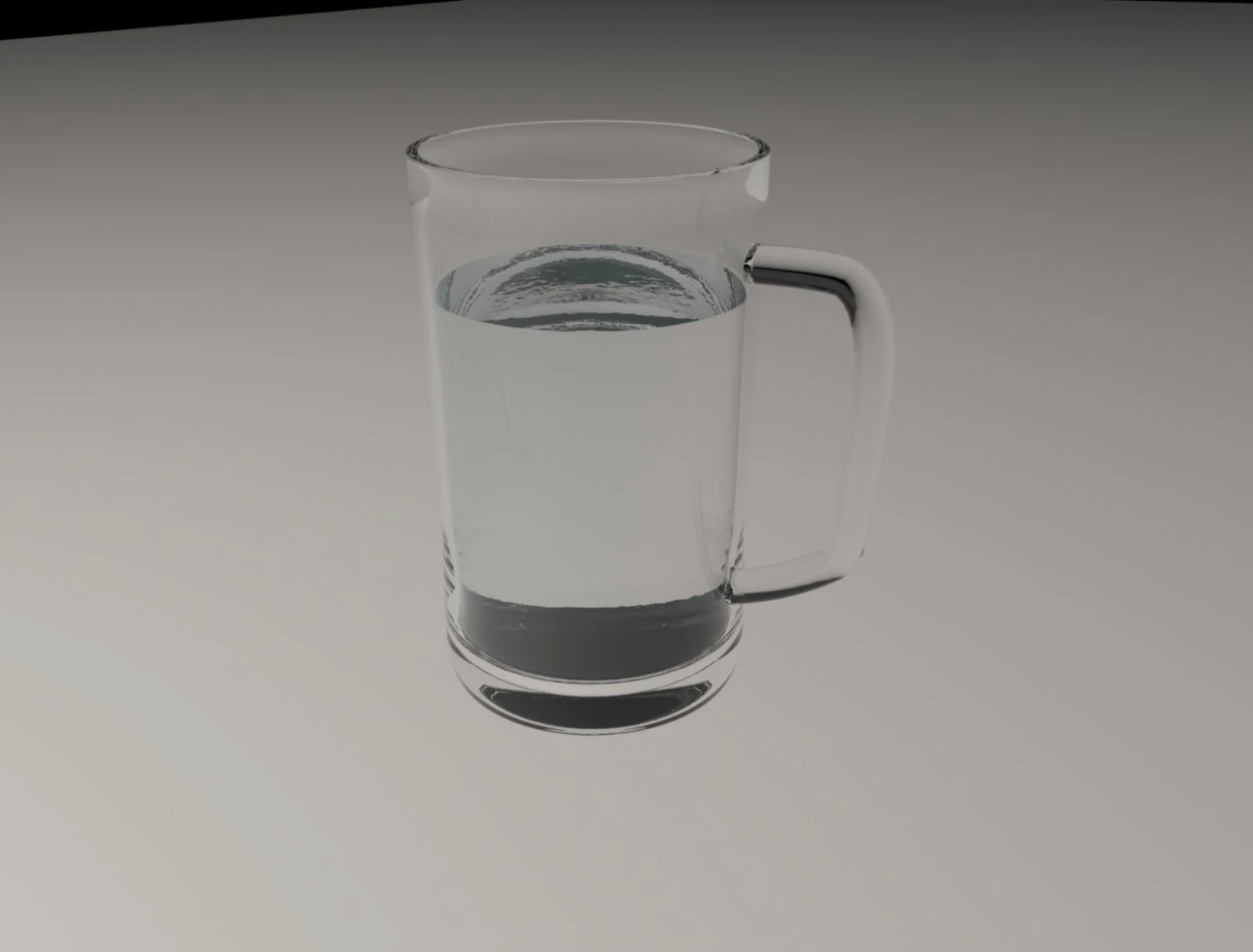 cup water 3D Model .c4d .max .obj .3ds .fbx .stl .blend