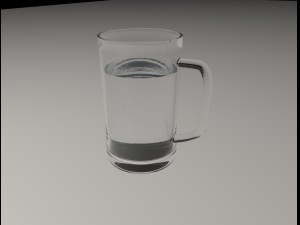 cup water Modello 3D
