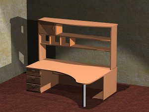 computer desk 3D Model