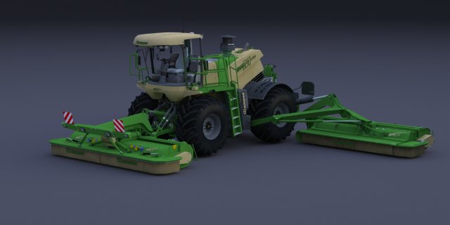krone big m500 3D Model .c4d .max .obj .3ds .fbx .stl .blend 