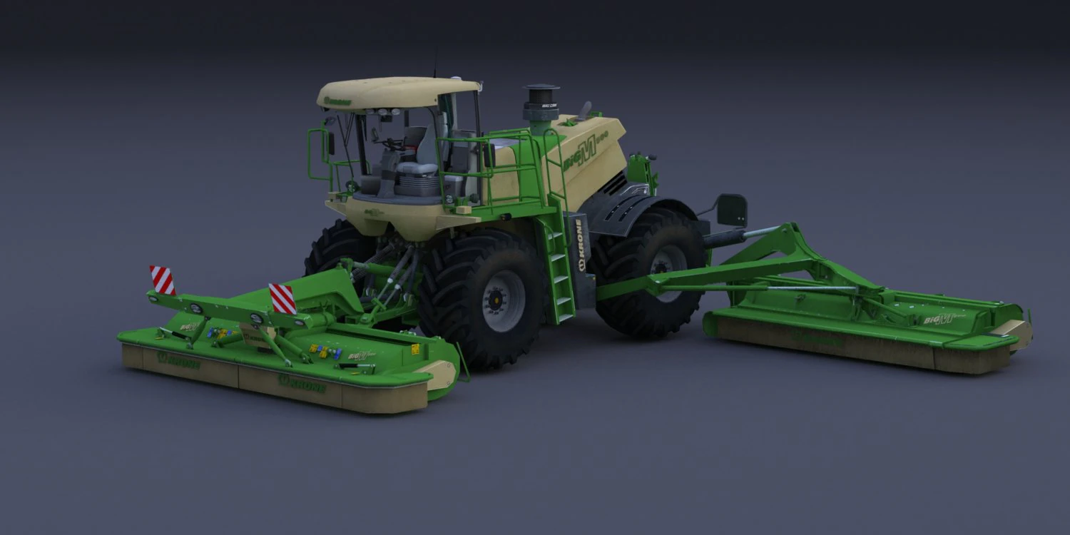 krone big m500 3D Model .c4d .max .obj .3ds .fbx .stl .blend 