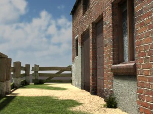 derelict house barn low poly 151 3D Model