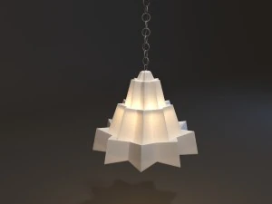 triangle lamp 3D Model