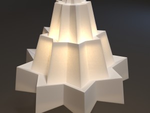 triangle lamp 3D Model