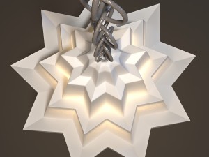 triangle lamp 3D Model